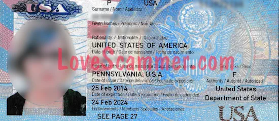 Ett äkta identitetskort från USA