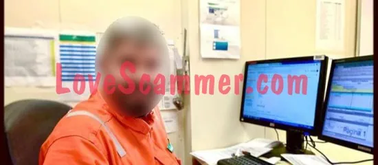 Bedragaren säger att han skulle arbeta på en oljeplattform